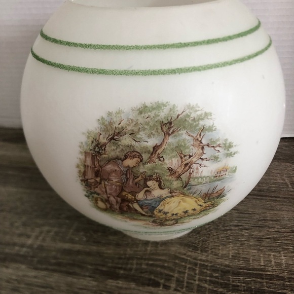 Vtg Frosted Glass Globe Shade - Picture 10 of 13